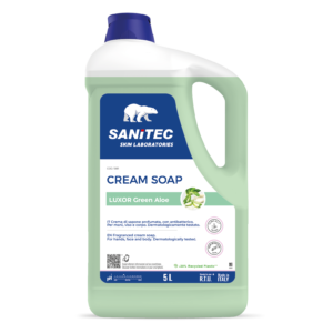 Sanitec Cream soap luxor green aloe 5 kg