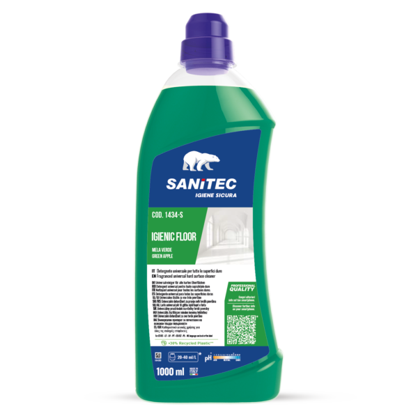 Sanitec Igienic Floor Mela Verde e Bacche, Detergente Pavimenti, 1000 ml :  : Commercio, Industria e Scienza