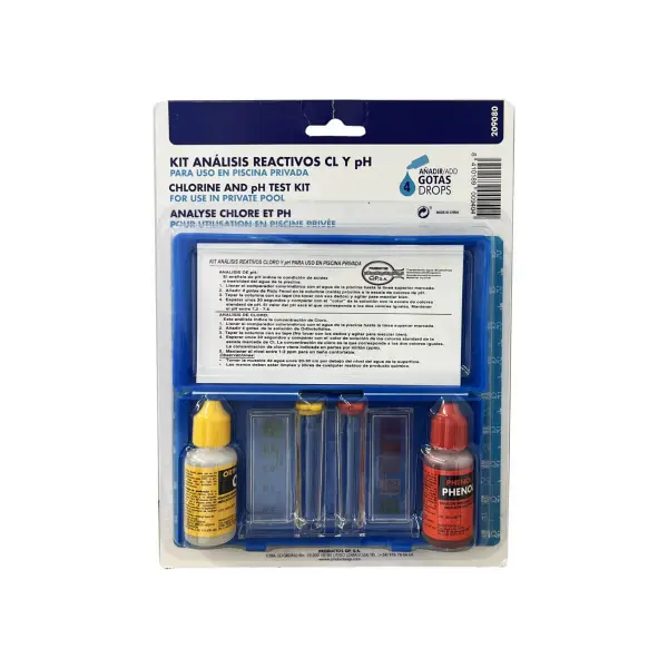 Test kit analisi cloro e pH liquido